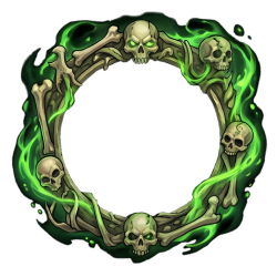 Bone Harvest avatar frame